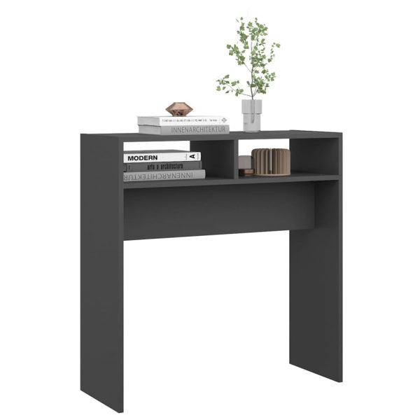 Console Table 78x30x80 cm Engineered Wood – Grey