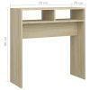 Console Table 78x30x80 cm Engineered Wood – Sonoma oak
