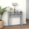 Console Table 78x30x80 cm Engineered Wood – Concrete Grey