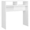 Console Table 78x30x80 cm Engineered Wood – High Gloss White