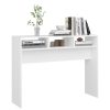 Console Table 105x30x80 cm Engineered Wood – White
