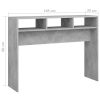 Console Table 105x30x80 cm Engineered Wood – Concrete Grey
