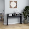 Console Table 105x30x80 cm Engineered Wood – High Gloss Grey