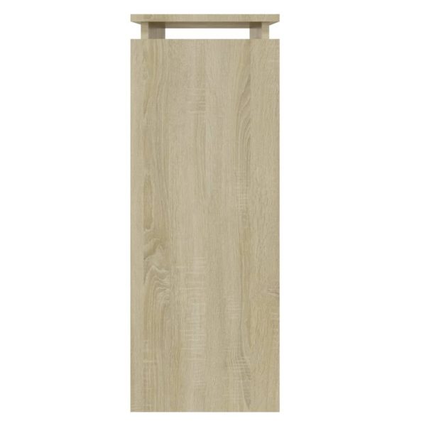 Console Table 80x30x80 cm Engineered Wood – Sonoma oak