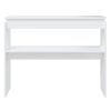Console Table 102x30x80 cm Engineered Wood – White