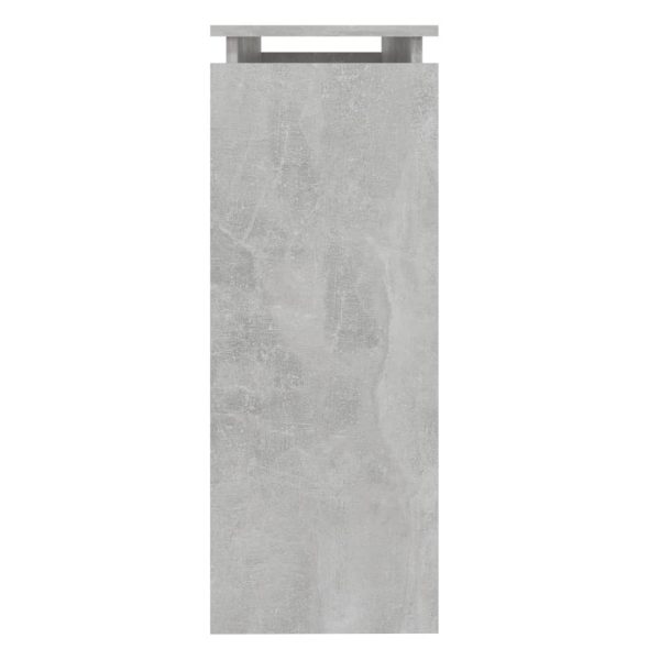 Console Table 102x30x80 cm Engineered Wood – Concrete Grey