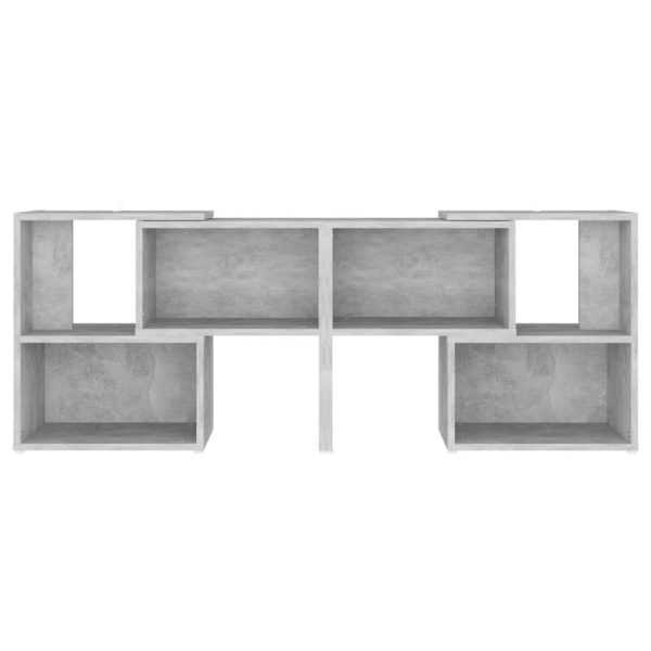 Wilbraham TV Cabinet 104x30x52 cm Engineered Wood – Concrete Grey
