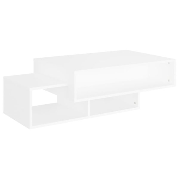 Coffee Table 105x55x32 cm Engineered Wood – White