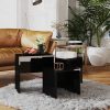 Nesting Coffee Tables 3 pcs Engineered Wood – High Gloss Black