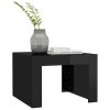 Coffee Table 50x50x35 cm Engineered Wood – High Gloss Black