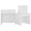 Nesting Tables 3 pcs Engineered Wood – White