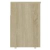 Shoe Bench 105x30x45 cm Engineered Wood – Sonoma oak