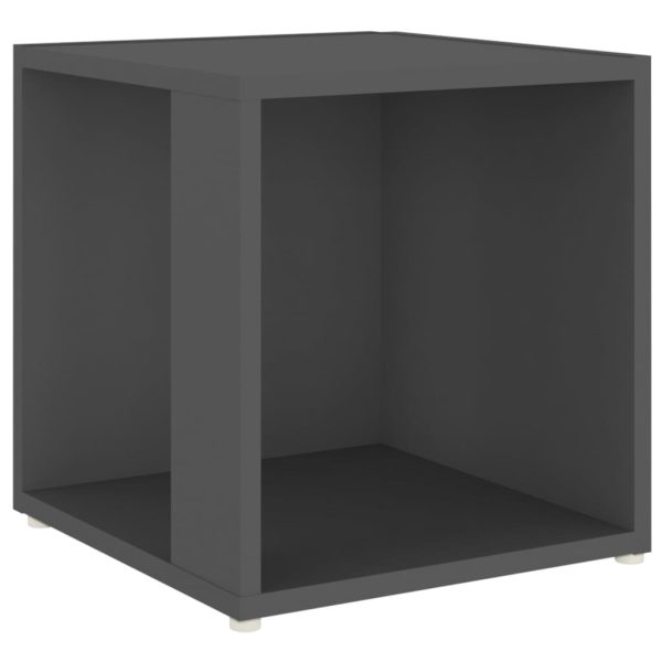Enumclaw Side Table 33x33x34.5 cm Engineered Wood – Grey