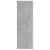 Corner Cabinet Engineered Wood – 33x33x100 cm, Concrete Grey