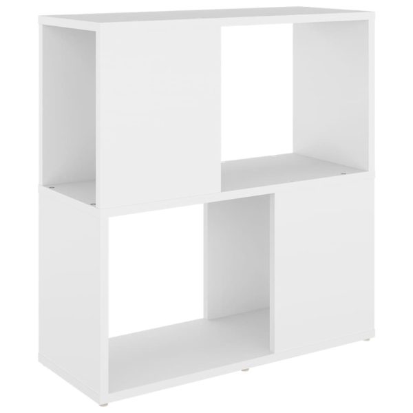 Book Cabinet 60x24x63 cm Engineered Wood – White