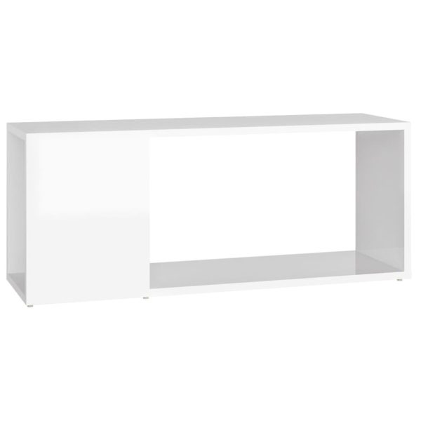 Eastchester TV Cabinet 80x24x32 cm Engineered Wood – High Gloss White