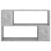 Book Cabinet 100x24x63 cm Engineered Wood – Concrete Grey