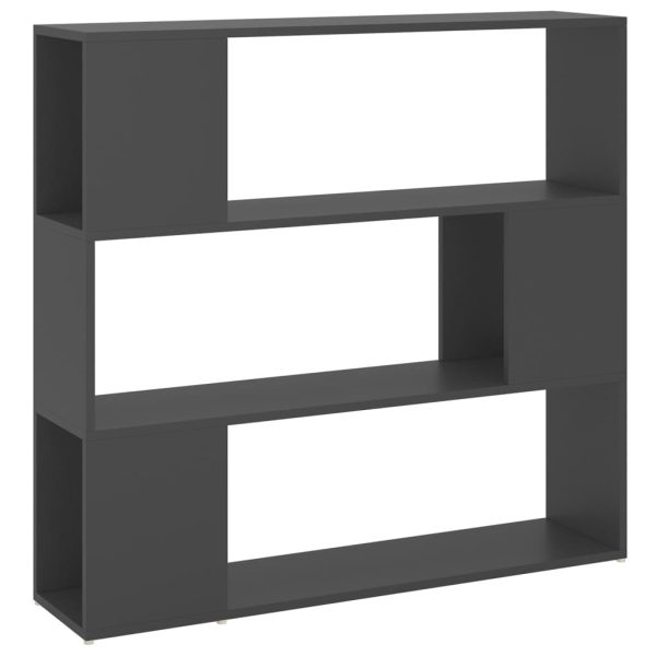 Pennsauken Book Cabinet Room Divider 100x24x94 cm – Grey