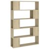 Euston Book Cabinet Room Divider 100x24x155 cm Engineered Wood – Sonoma oak
