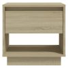 Todmorden Bedside Cabinet 45x34x44 cm Engineered Wood – Sonoma oak, 1