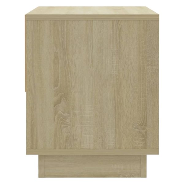 Todmorden Bedside Cabinet 45x34x44 cm Engineered Wood – Sonoma oak, 2