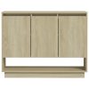 Sideboard 97x31x75 cm Engineered Wood – Sonoma oak