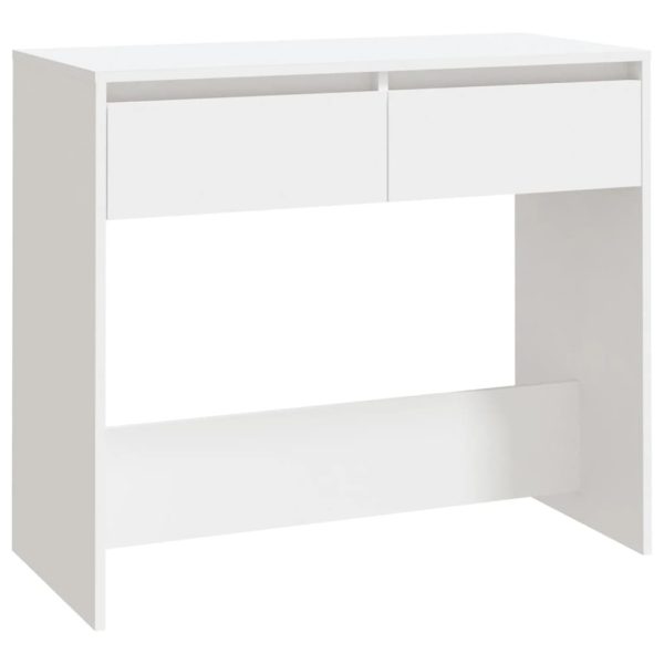 Console Table 89x41x76.5 cm Engineered Wood – White