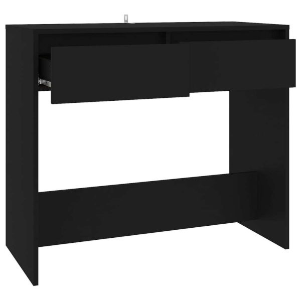 Console Table 89x41x76.5 cm Engineered Wood – Black