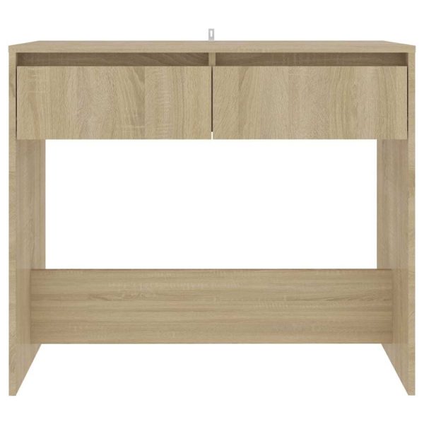 Console Table 89x41x76.5 cm Engineered Wood – Sonoma oak