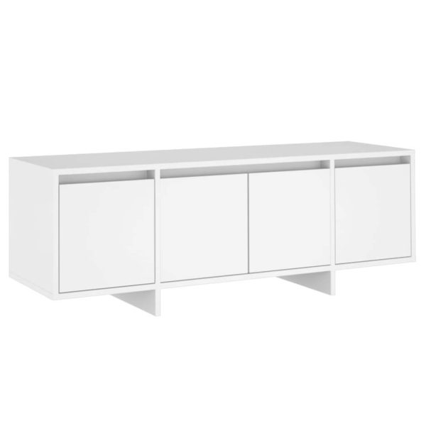 Ottumwa TV Cabinet 120x30x40.5 cm Engineered Wood – White