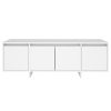 Ottumwa TV Cabinet 120x30x40.5 cm Engineered Wood – White