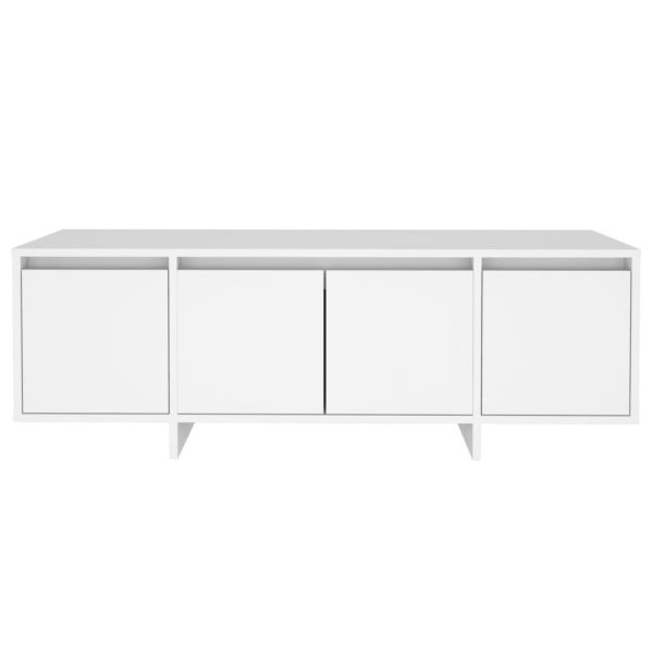 Ottumwa TV Cabinet 120x30x40.5 cm Engineered Wood – White