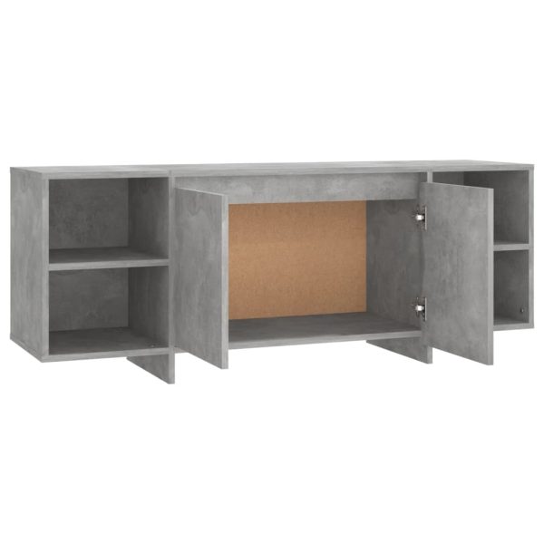 Sylvania TV Cabinet 130x35x50 cm Engineered Wood – Concrete Grey