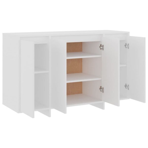Sideboard 120x41x75 cm Engineered Wood – White