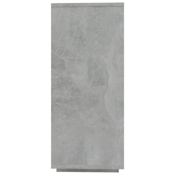 Sideboard 120x30x75 cm Engineered Wood – Concrete Grey