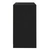 Sideboard 70x41x75 cm Engineered Wood – Black