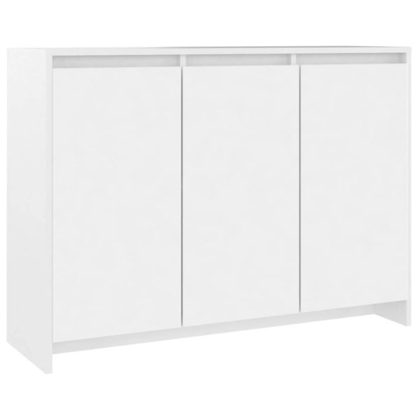 Sideboard 102x33x75 cm Engineered Wood – White
