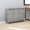 Sideboard 102x33x75 cm Engineered Wood – Concrete Grey