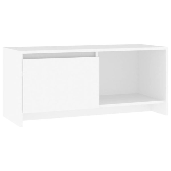 Okmulgee TV Cabinet 90x35x40 cm Engineered Wood – White
