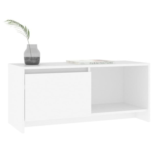 Okmulgee TV Cabinet 90x35x40 cm Engineered Wood – White