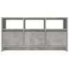 Glassboro TV Cabinet 102×37.5×52.5 cm Engineered Wood – Concrete Grey