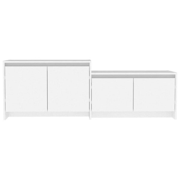 Centennial TV Cabinet 146.5x35x50 cm Engineered Wood – White