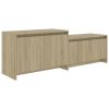 Centennial TV Cabinet 146.5x35x50 cm Engineered Wood – Sonoma oak
