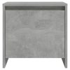 Falmouth Bedside Cabinet 45x34x44.5 cm Engineered Wood – Concrete Grey, 1