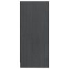 Havant Side Cabinet 35.5×33.5×76 cm Solid Pinewood – Grey