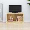 Edmunds TV Cabinet 70x33x42 cm Solid Pinewood – Brown