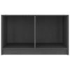 Edmunds TV Cabinet 70x33x42 cm Solid Pinewood – Grey