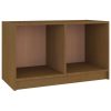 Edmunds TV Cabinet 70x33x42 cm Solid Pinewood – Honey Brown
