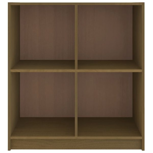 Sideboard 70x33x76 cm Solid Pinewood – Honey Brown