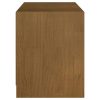 Buckingham TV Cabinet 104x33x41 cm Solid Pinewood – Honey Brown